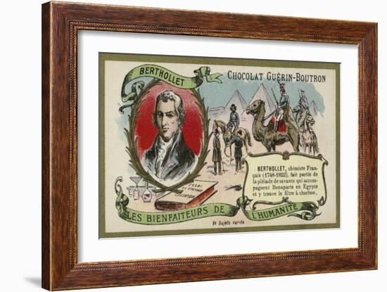 Claude Louis Berthollet, French Chemist-null-Framed Giclee Print