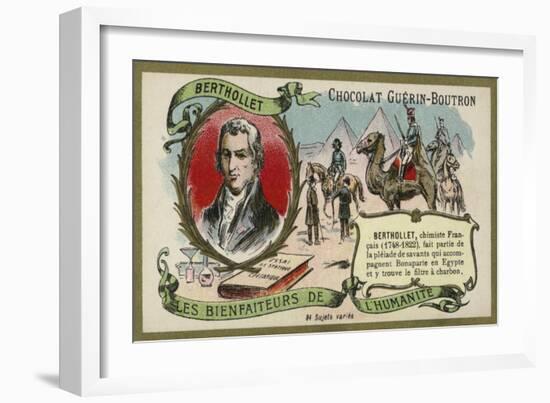 Claude Louis Berthollet, French Chemist-null-Framed Giclee Print