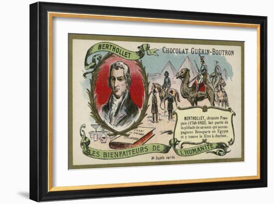 Claude Louis Berthollet, French Chemist-null-Framed Giclee Print