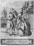 French Court Dress with Wide Panniers, 1778-Claude Louis Desrais-Giclee Print