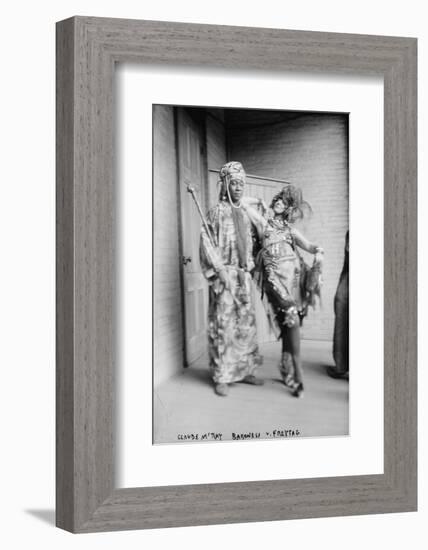 Claude McKay and Baroness Von Freytag-Loringhoven, c.1915-null-Framed Photographic Print