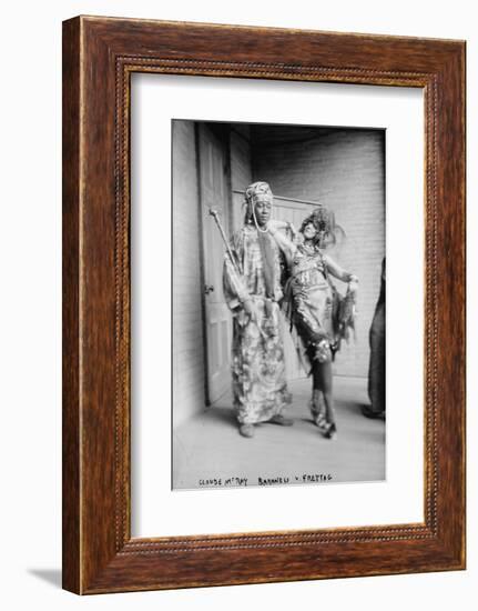 Claude McKay and Baroness Von Freytag-Loringhoven, c.1915-null-Framed Photographic Print