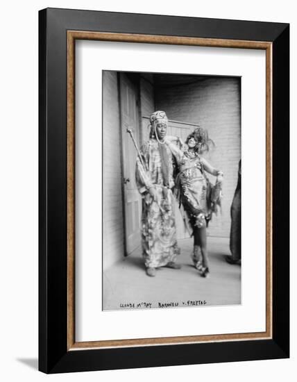 Claude McKay and Baroness Von Freytag-Loringhoven, c.1915-null-Framed Photographic Print