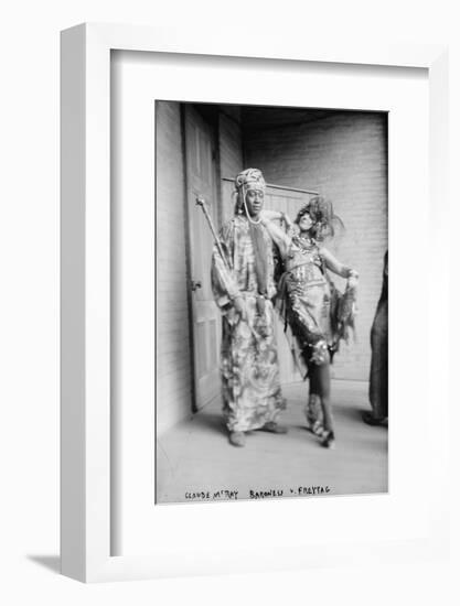 Claude McKay and Baroness Von Freytag-Loringhoven, c.1915-null-Framed Photographic Print