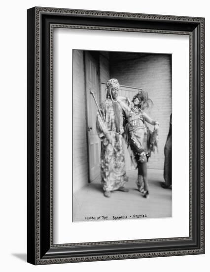 Claude McKay and Baroness Von Freytag-Loringhoven, c.1915-null-Framed Photographic Print