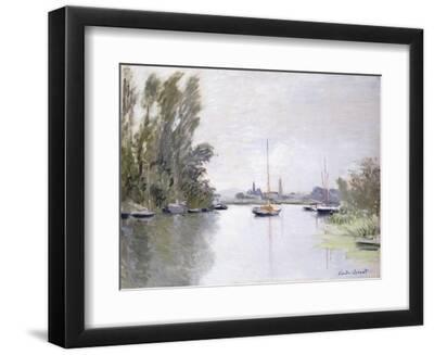 Argenteuil, View of the Small Arm of the Seine, 1872 Framed Giclee ...