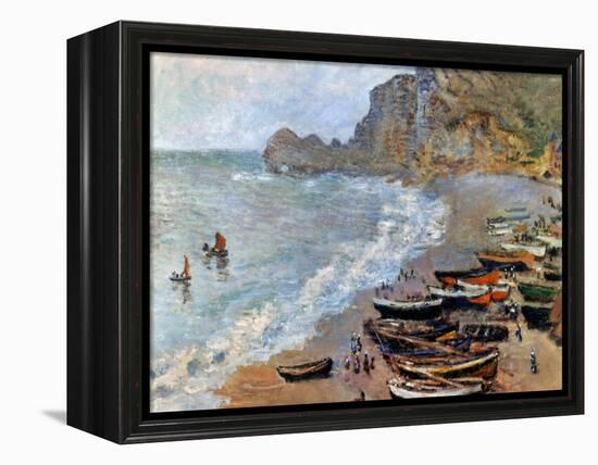 Claude Monet: Etretat, 1883-Claude Monet-Framed Premier Image Canvas