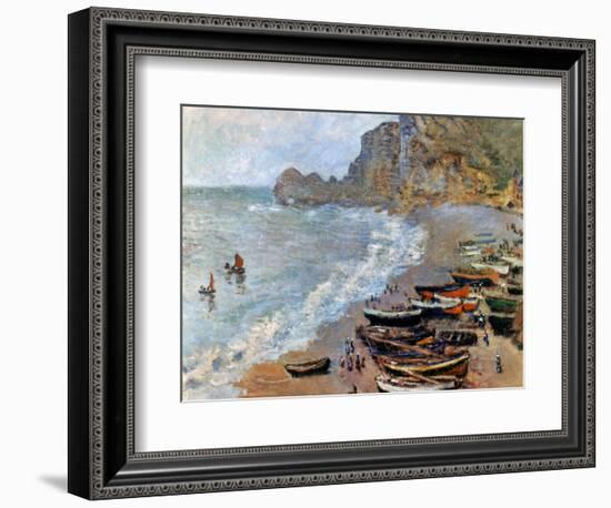 Claude Monet: Etretat, 1883-Claude Monet-Framed Giclee Print