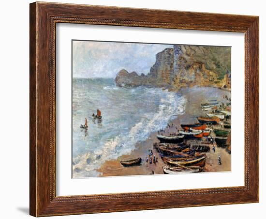 Claude Monet: Etretat, 1883-Claude Monet-Framed Giclee Print