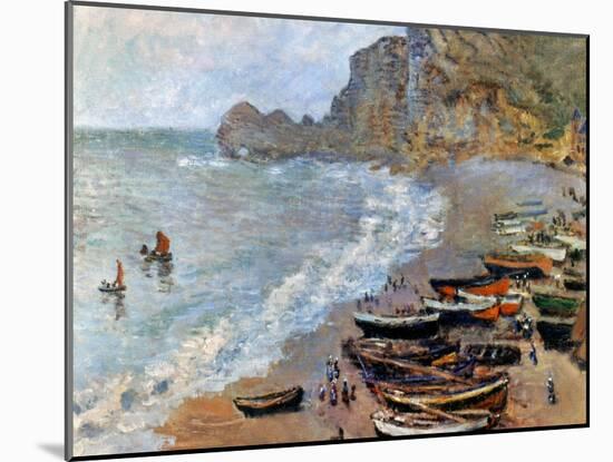 Claude Monet: Etretat, 1883-Claude Monet-Mounted Giclee Print