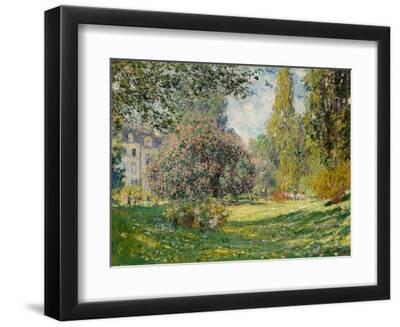 Landscape: The Parc Monceau, 1876 - Art Print Wall Art, 12x9