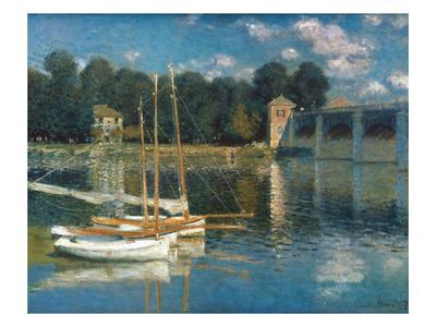 CLAUDE MONET ART PRINT Pont d/'Argenteuil 24x36 POSTER