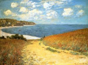 Path Through the Corn at Pourville, 1882 by Claude Monet