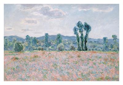 Poppy Field in a Hollow near Giverny byクロード・モネ32 x 24アート