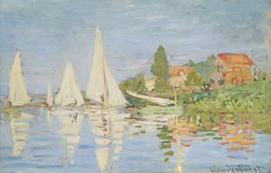 Regatta at Argenteuil, C. 1872 by Claude Monet