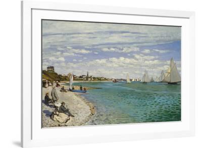 Regatta at Sainte- Adresse Art Print - Claude Monet | Art.com
