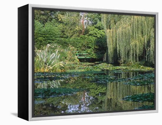 Claude Monet's Garden Pond in Giverny, France-Charles Sleicher-Framed Premier Image Canvas