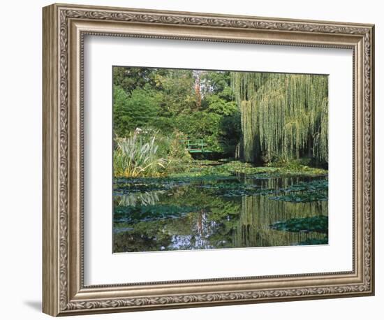 Claude Monet's Garden Pond in Giverny, France-Charles Sleicher-Framed Premium Photographic Print