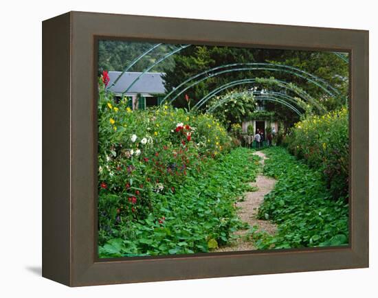 Claude Monet's House and Garden, Giverny, France-Charles Sleicher-Framed Premier Image Canvas