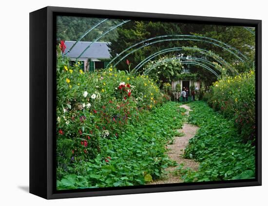 Claude Monet's House and Garden, Giverny, France-Charles Sleicher-Framed Premier Image Canvas