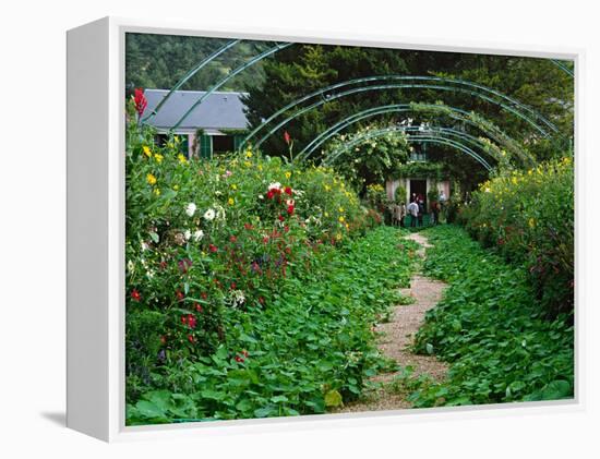 Claude Monet's House and Garden, Giverny, France-Charles Sleicher-Framed Premier Image Canvas