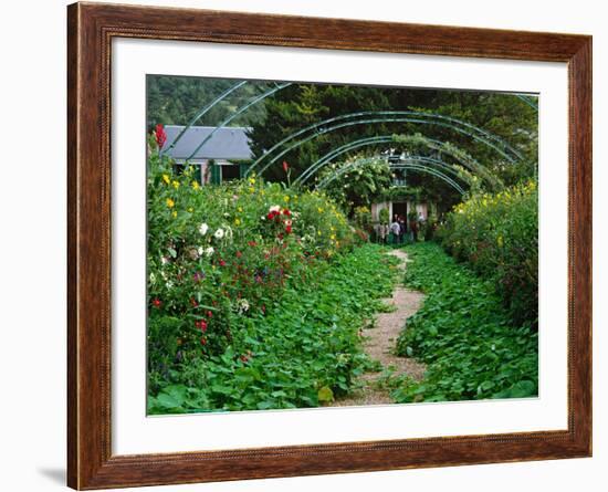 Claude Monet's House and Garden, Giverny, France-Charles Sleicher-Framed Photographic Print