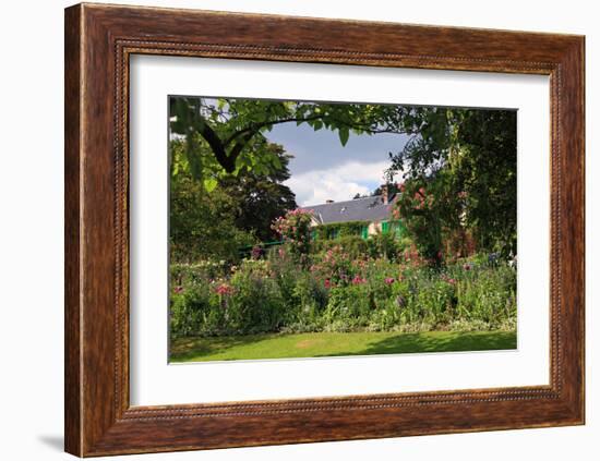 Claude Monet's House and Garden in Giverny, Department of Eure, Upper Normandy, France-null-Framed Art Print