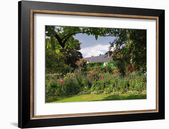 Claude Monet's House and Garden in Giverny, Department of Eure, Upper Normandy, France-null-Framed Art Print