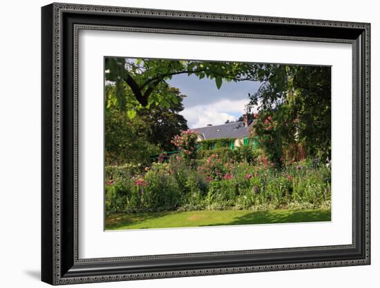 Claude Monet's House and Garden in Giverny, Department of Eure, Upper Normandy, France-null-Framed Art Print