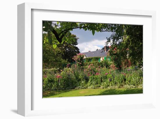 Claude Monet's House and Garden in Giverny, Department of Eure, Upper Normandy, France-null-Framed Art Print