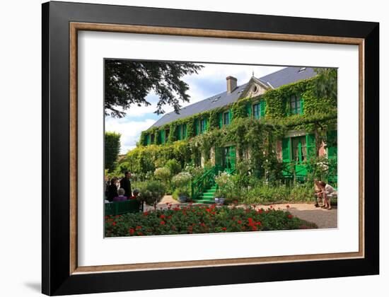 Claude Monet's House and Garden in Giverny, Department of Eure, Upper Normandy, France-null-Framed Art Print