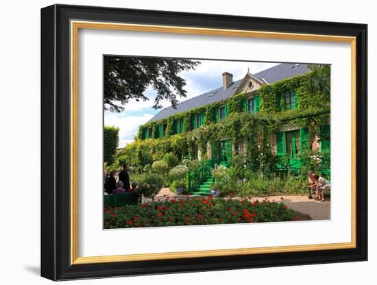 Claude Monet's House and Garden in Giverny, Department of Eure, Upper Normandy, France-null-Framed Art Print