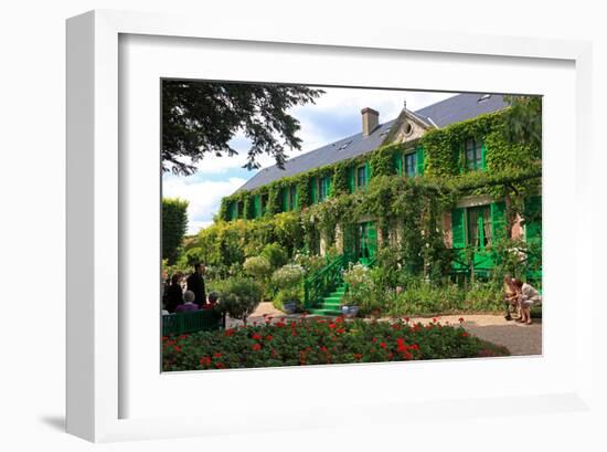 Claude Monet's House and Garden in Giverny, Department of Eure, Upper Normandy, France-null-Framed Art Print