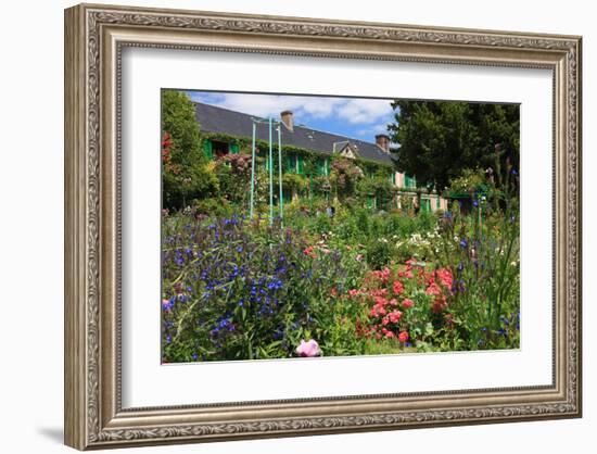 Claude Monet's House and Garden in Giverny, Department of Eure, Upper Normandy, France-null-Framed Art Print