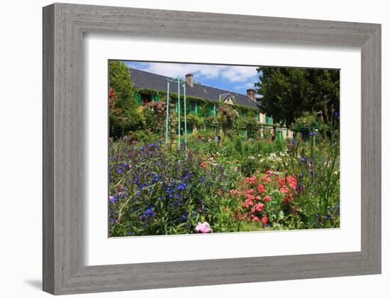 Claude Monet's House and Garden in Giverny, Department of Eure, Upper Normandy, France-null-Framed Art Print