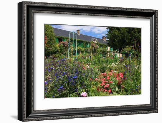 Claude Monet's House and Garden in Giverny, Department of Eure, Upper Normandy, France-null-Framed Art Print