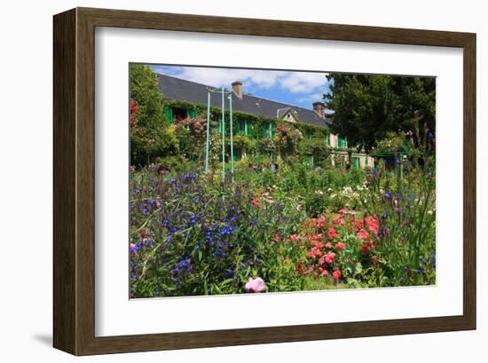 Claude Monet's House and Garden in Giverny, Department of Eure, Upper Normandy, France-null-Framed Art Print