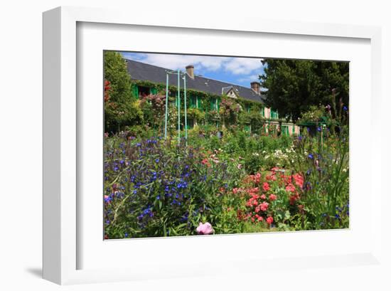 Claude Monet's House and Garden in Giverny, Department of Eure, Upper Normandy, France-null-Framed Art Print