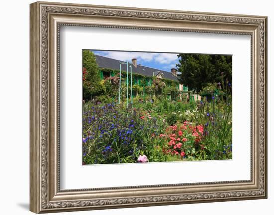 Claude Monet's House and Garden in Giverny, Department of Eure, Upper Normandy, France-null-Framed Art Print