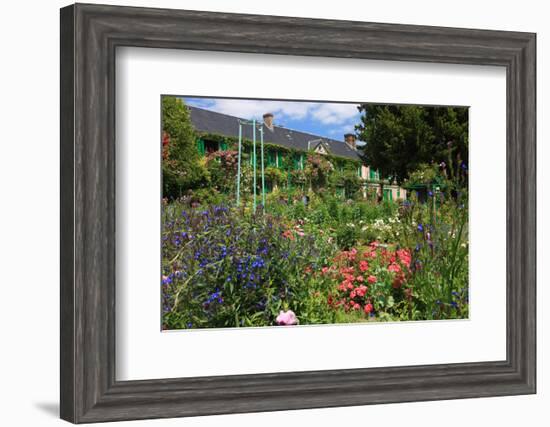 Claude Monet's House and Garden in Giverny, Department of Eure, Upper Normandy, France-null-Framed Art Print