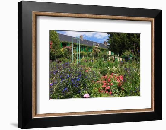 Claude Monet's House and Garden in Giverny, Department of Eure, Upper Normandy, France-null-Framed Art Print