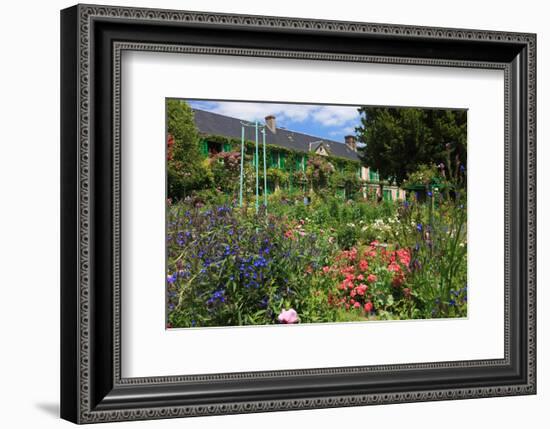 Claude Monet's House and Garden in Giverny, Department of Eure, Upper Normandy, France-null-Framed Art Print