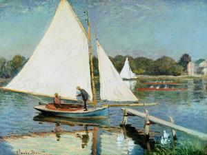Sailing at Argenteuil, c.1874 by Claude Monet