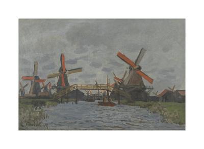 Windmills near Zaandam, 1871 Limited Edition - Claude Monet | Art.com