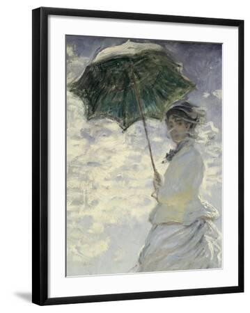 クロード・モネ「Woman with a Parasol-Madame Mone Woman with a Parasol - Madame Monet and Her Son - Claude