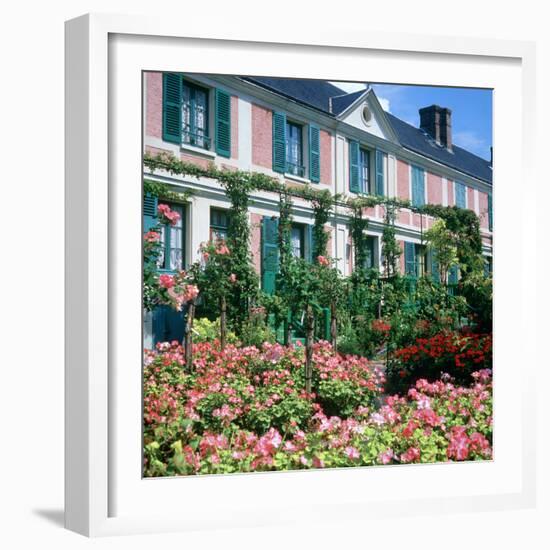 Claude Monets House, Giverny, Normandy, France-Peter Thompson-Framed Photographic Print