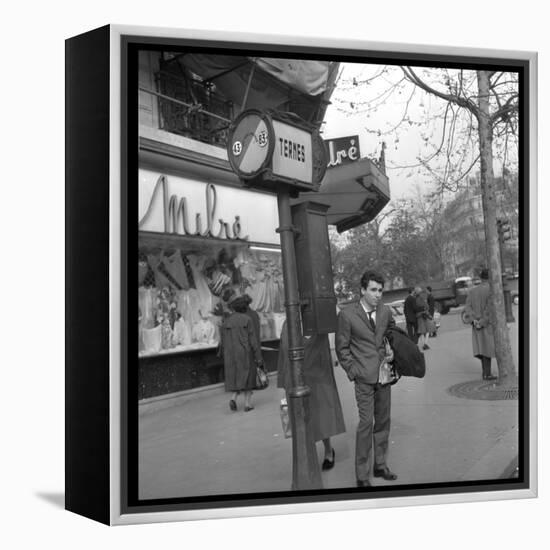 Claude Nougaro in Paris-DR-Framed Premier Image Canvas
