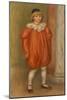 Claude Renoir in Clown Costume-Pierre-Auguste Renoir-Mounted Giclee Print