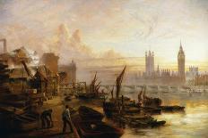 Westminster Bridge, London-Claude T. Stanfield Moore-Giclee Print