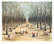 Tree Lined Path-Claude Tabet-Framed Collectable Print